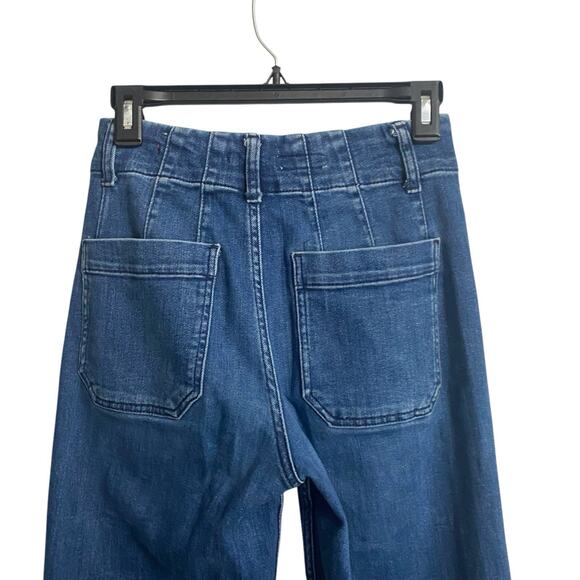 Anthropologie Blue Wide-Leg Jeans - Picture 9 of 10